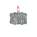 Solid Pewter Ornament (2"x 1.5" Cherubs)